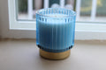 Soy-Coconut 4.5 ounce Glass Ribbed Decorative Candle (more colors)